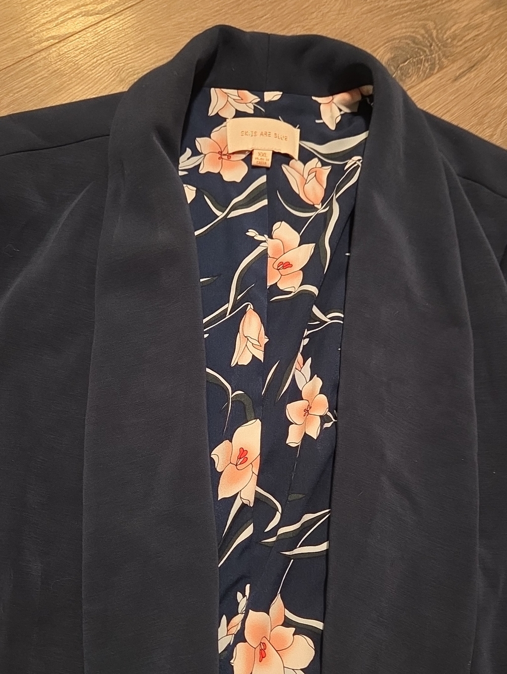 Skies Are Blue Modal Blend Open Front Blazer - Picture 3 of 11